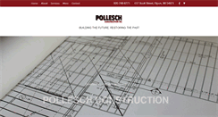 Desktop Screenshot of polleschconstruction.com