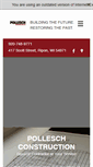 Mobile Screenshot of polleschconstruction.com